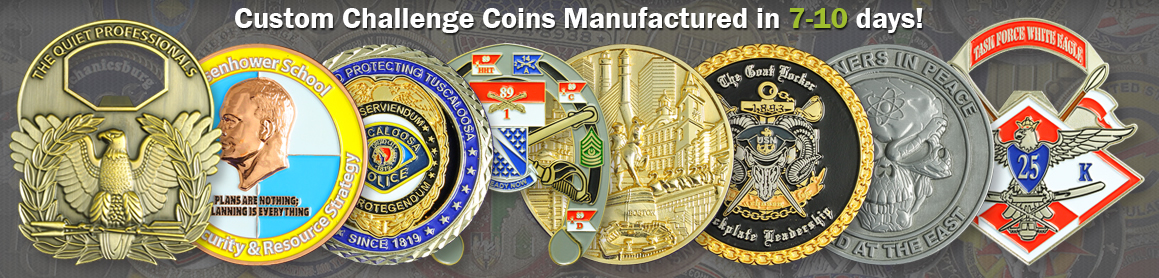 Custom Challenge Coins Made for Any Group